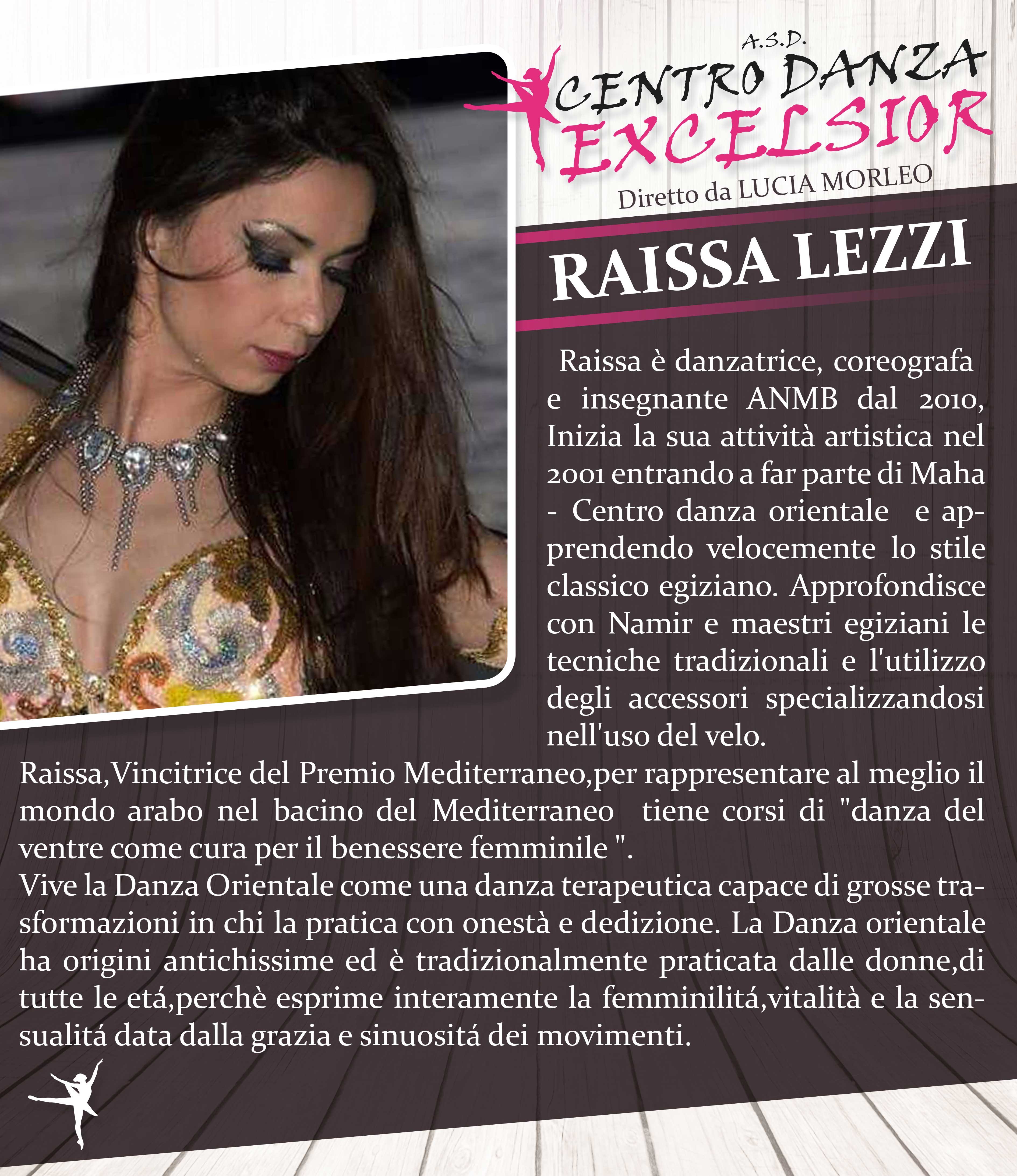Maestra Raissa Lezzi. Danza del Ventre